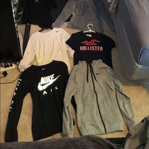 Nike Hollister Jordan Shirt Bundle